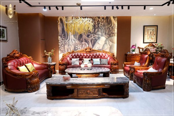 Sofa gỗ mun